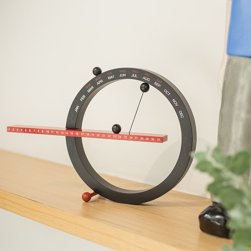 Plastic Rotating Block Perpetual Desk Calendar – ABS Material