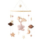 Star Moon Cloud Crib Mobile – Soft Felt Baby Nursery Hanging Pendant, Gender-Neutral Mobile Decor