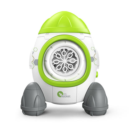 Rocket-Shaped Automatic Bubble Machine with Lights & Music