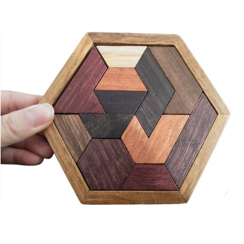 Early Childhood Cognitive Wooden Puzzle Set – Montessori Educational Toy for Toddlers