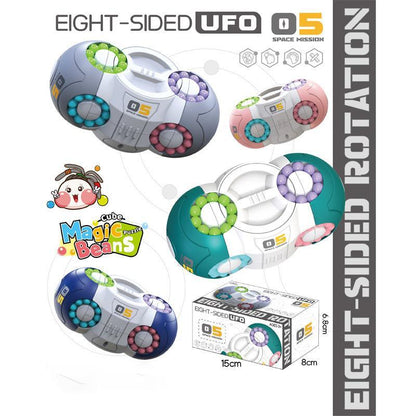 3D Magic Bean Decompression Cube – Rotating Fingertip Fidget Puzzle Toy