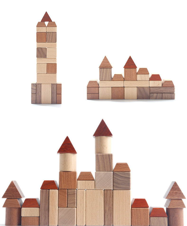 Wooden Forest Track Puzzle – Children's DIY Urban Rail Transit Construction Toy Set