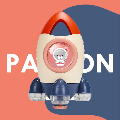 Interactive Bath Fountain Toy – Stackable Water-Pump Floating Bath Toy