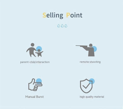 Automatic Continuous Spray Electric Water Gun – Rechargeable Motorized Water Blaster Toy