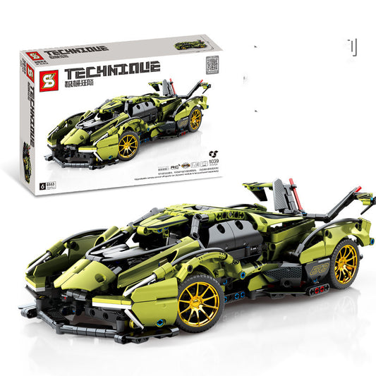 Mechanical Engineering Building Block Set – Small-Particle Compatible Model Machinery Kit