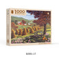 Custom 1000-Piece Wooden Puzzle – Special Shaped Educational Jigsaw for Adults