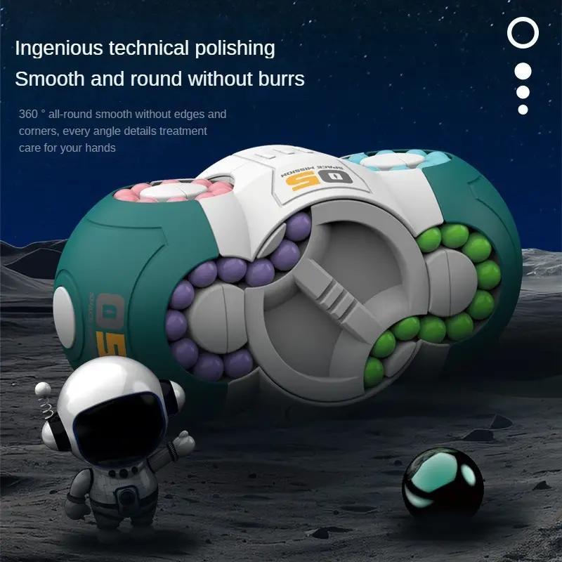 3D Magic Bean Decompression Cube – Rotating Fingertip Fidget Puzzle Toy