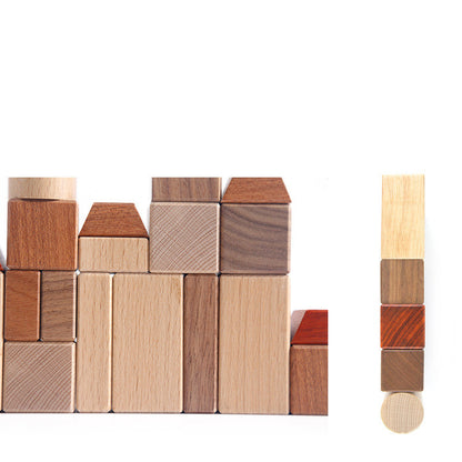 Wooden Forest Track Puzzle – Children's DIY Urban Rail Transit Construction Toy Set