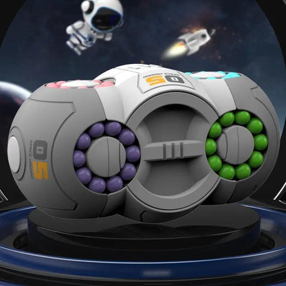 3D Magic Bean Decompression Cube – Rotating Fingertip Fidget Puzzle Toy