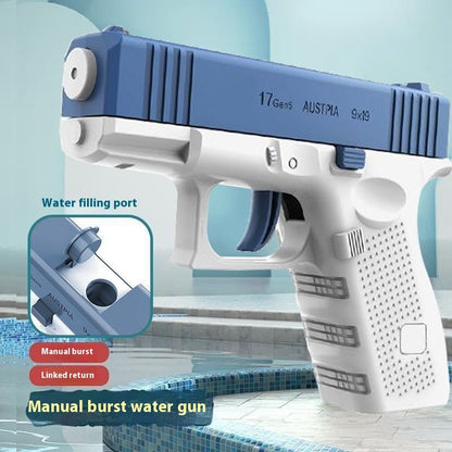 Automatic Continuous Spray Electric Water Gun – Rechargeable Motorized Water Blaster Toy