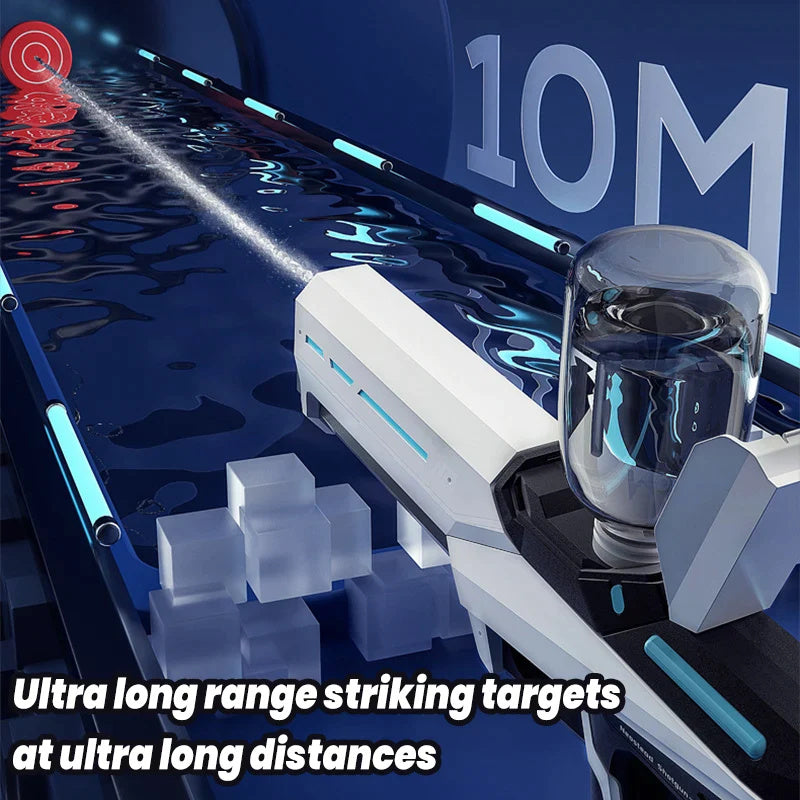 Electric Large-Capacity Water Gun – Automatic Rechargeable Water Blaster for Kids & Adults