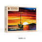 Custom 1000-Piece Wooden Puzzle – Special Shaped Educational Jigsaw for Adults