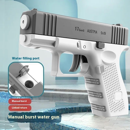 Automatic Continuous Spray Electric Water Gun – Rechargeable Motorized Water Blaster Toy