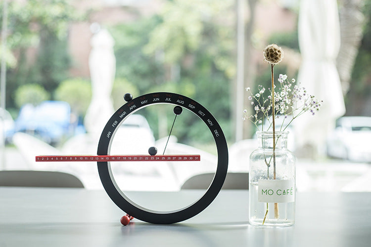 Plastic Rotating Block Perpetual Desk Calendar – ABS Material