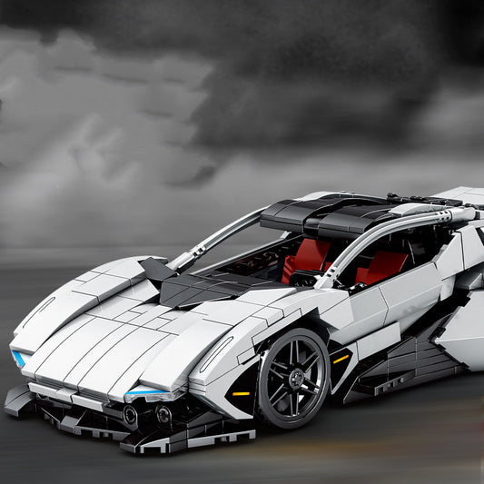 Boys Sports Car Building Block Kit – STEM Educational DIY Model Toy