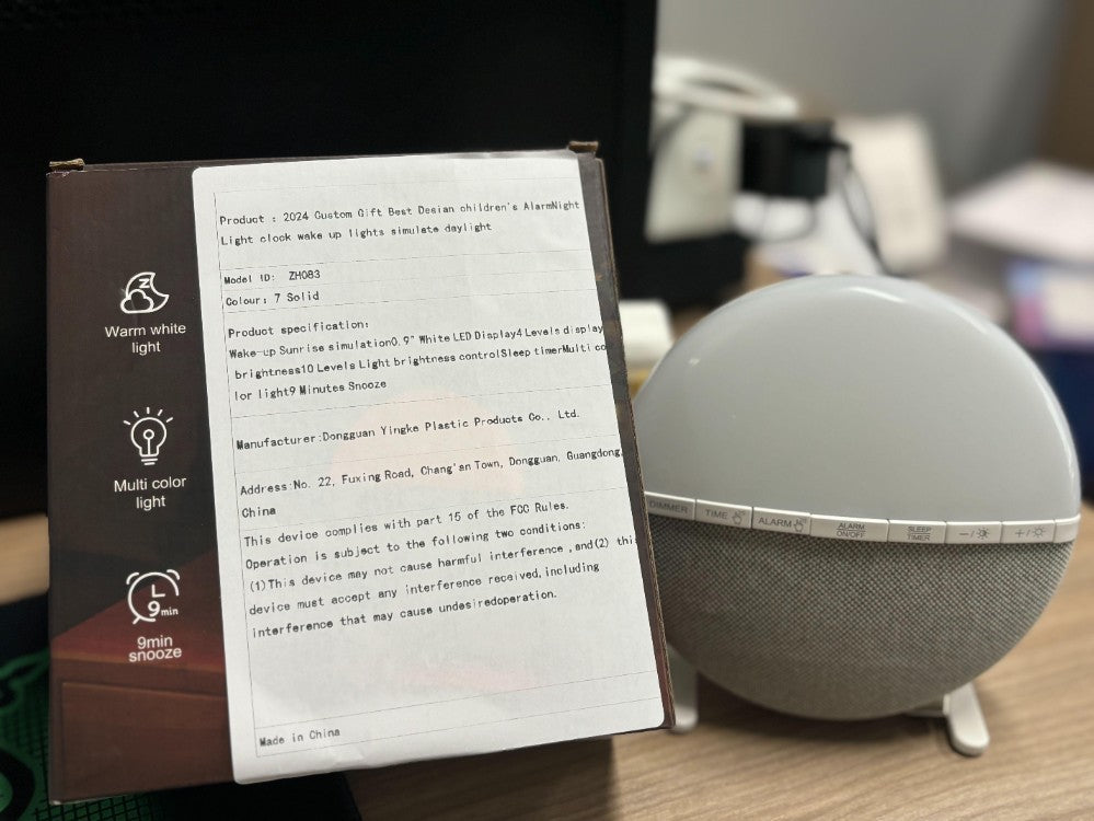 Kids Sunrise Alarm Clock & Night Light