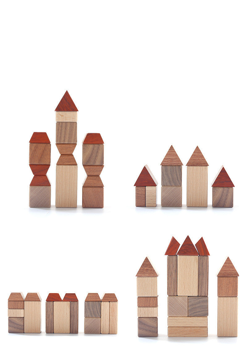 Wooden Forest Track Puzzle – Children's DIY Urban Rail Transit Construction Toy Set