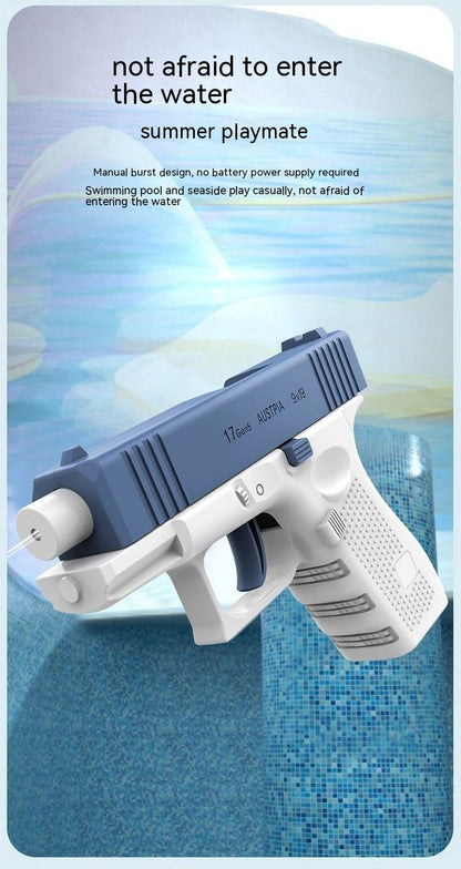 Automatic Continuous Spray Electric Water Gun – Rechargeable Motorized Water Blaster Toy