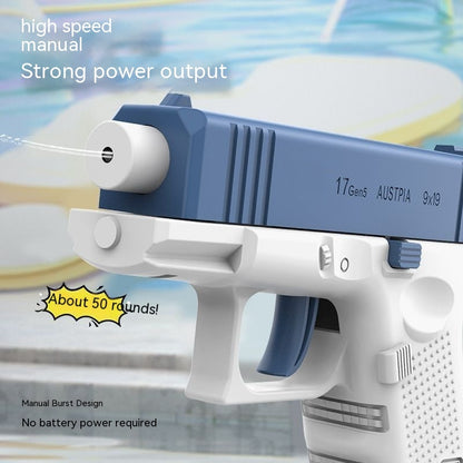 Automatic Continuous Spray Electric Water Gun – Rechargeable Motorized Water Blaster Toy